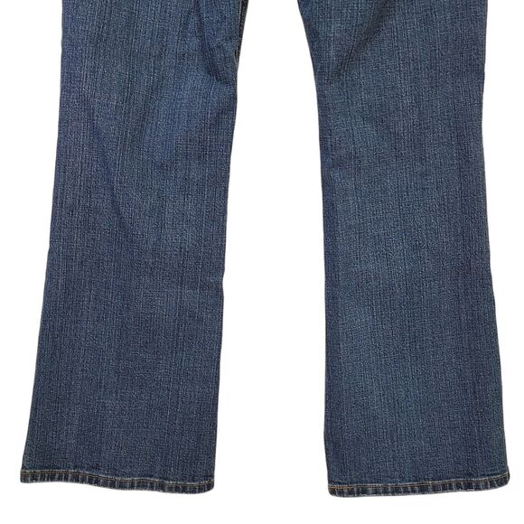 Levis 526 Jeans Womens Size 14 M Slender Boot Cut Mid Rise Dark Wash Denim - Picture 6 of 8